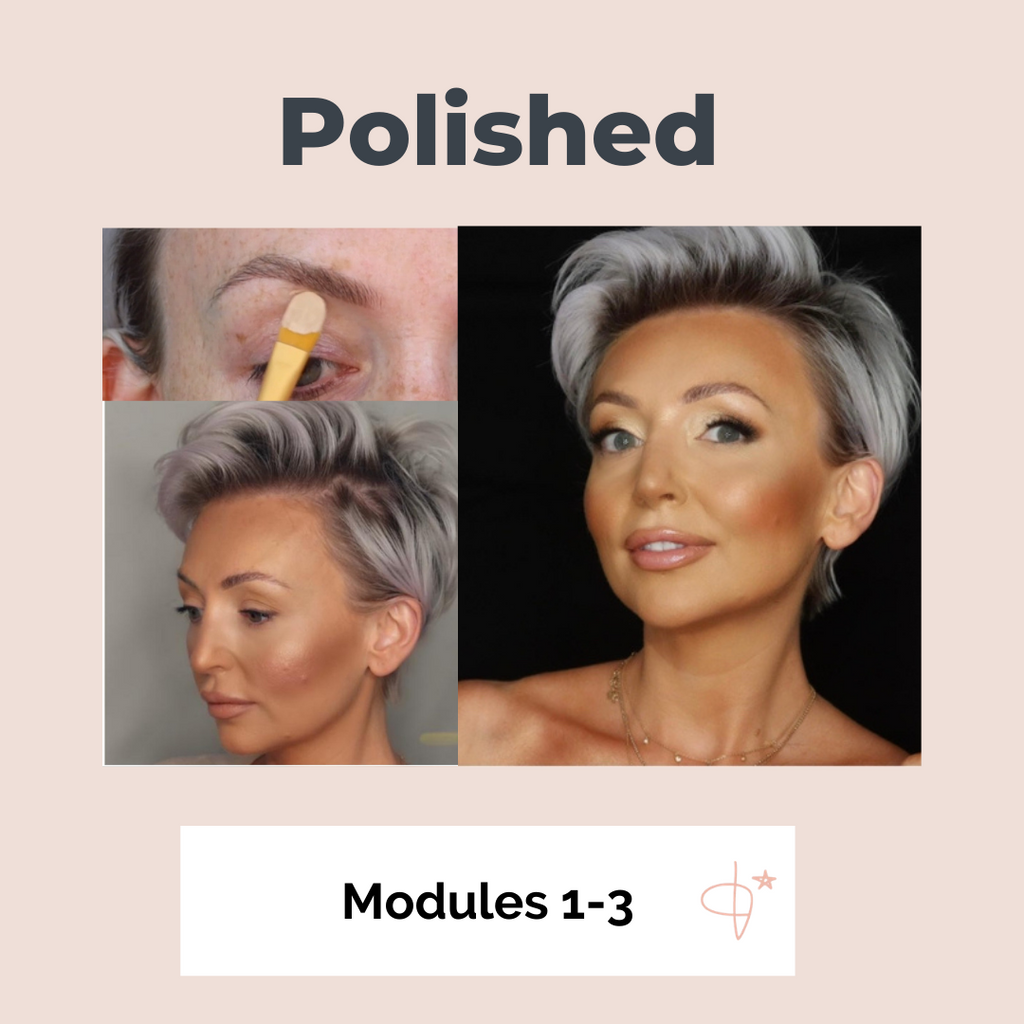 Make-Up Course Polished Bundle – Modules 1-3