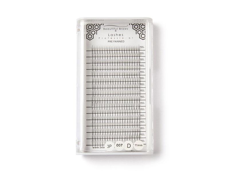 Beautiful Brows 3D Pre Fanned Lashes - D Curl - 007