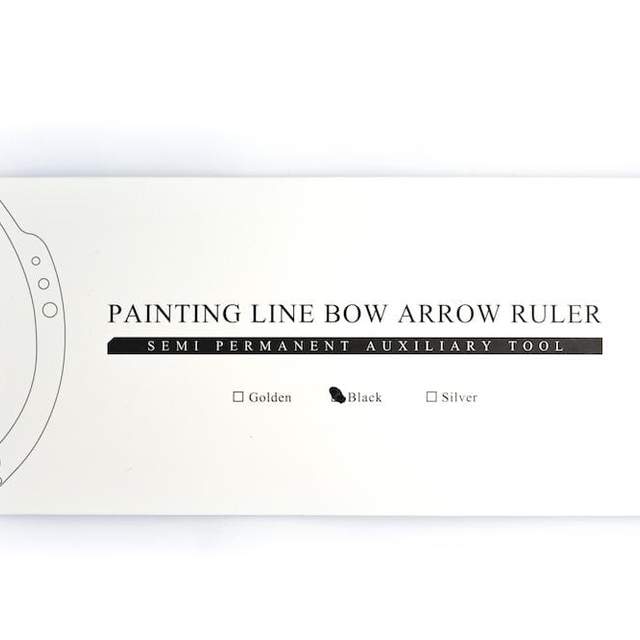 Supercilium Painting Line Bow Arrow Ruler