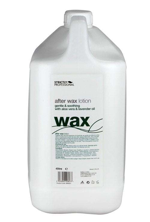 Strictly Professional After Wax Lotion with Aloe Vera & Lavender 4L