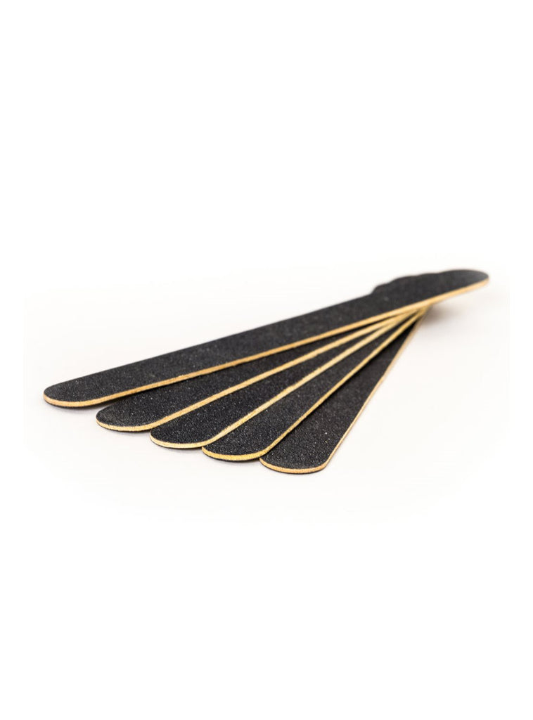 Strictly Professional Black Emery boar Nail Files - 5 pack