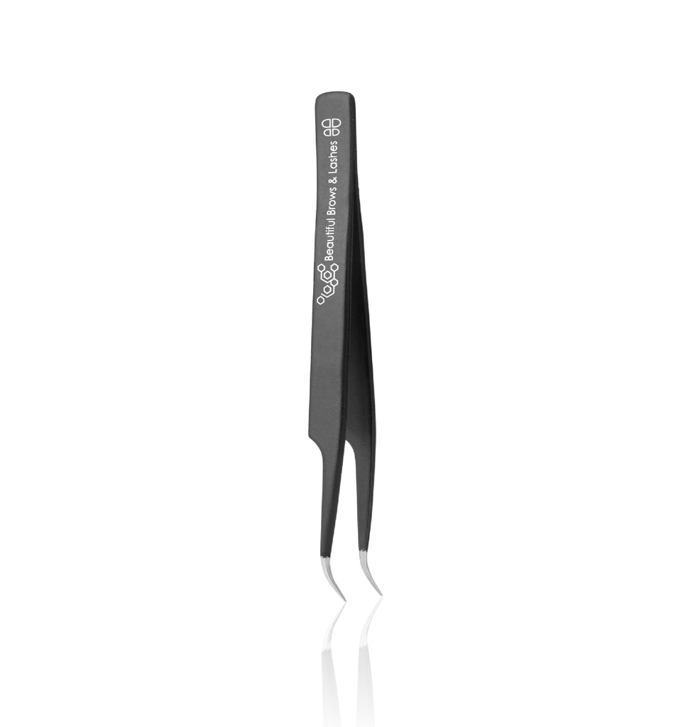Beautiful Brows and Lashes - Curved Fine Point Tweezers