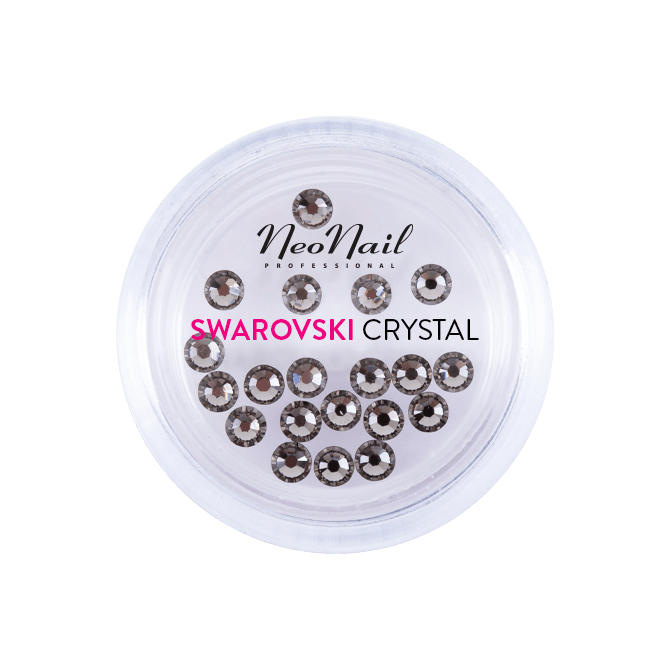NeoNail Zircons Swarovski Nail Crystals - Black Diamond 20pk