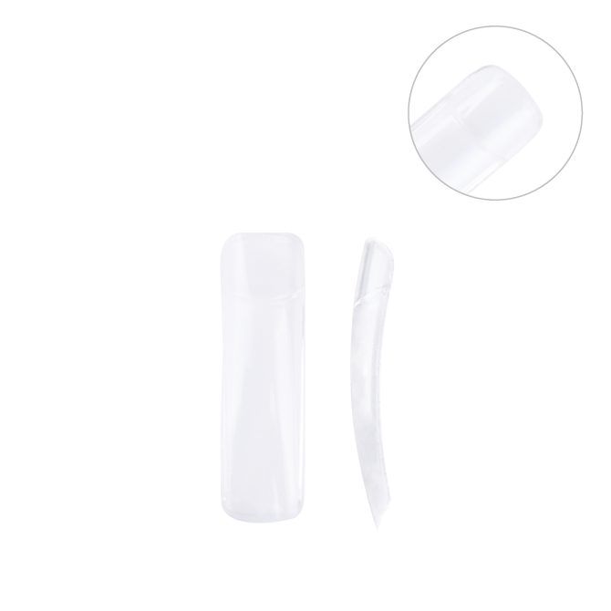 Neonail Clear Tips 60 pcs. long pocket transparent - Size 0